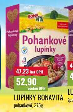 BONA VITA Pohankové lupínky 375g