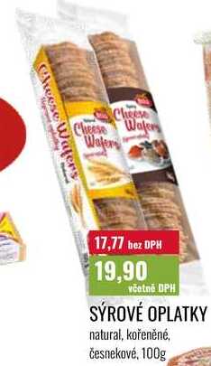 SÝROVÉ OPLATKY 100g 