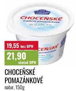 CHOCEŇSKÉ POMAZÁNKOVÉ natur, 150g 