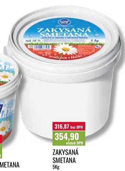 ZAKYSANÁ SMETANA 5Kg 