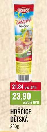 HOŘČICE DĚTSKÁ 200g 
