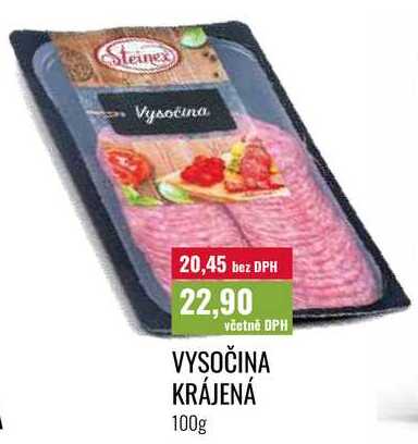 VYSOČINA KRÁJENÁ 100g 