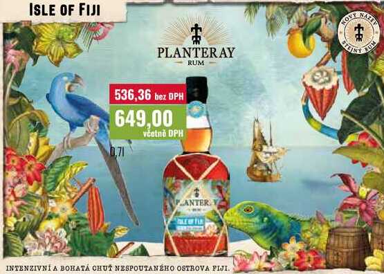 Planteray Isle Of Fiji Rum 0,7l
