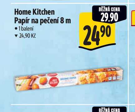 Home Kitchen Papír na pečení 8 m  