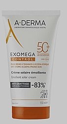 A‑DERMA EXOMEGA CONTROL SLUNEČNÍ EMOLIENČNÍ KRÉM SPF 50+