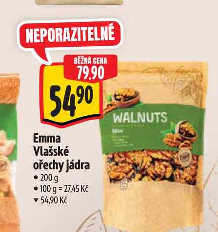   Emma Vlašské ořechy jádra  200 g 