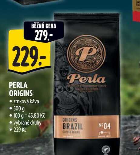Perla Origins Colombia zrnková káva 500 g