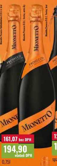 Mionetto Prosecco D.O.C. Treviso, brut 0,75l