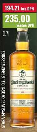 STARÁ MYSLIVECKÁ ORIGINAL 0,7L 