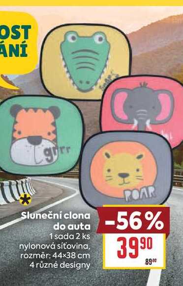 Sluneční clona do auta 1 sada 2 ks 