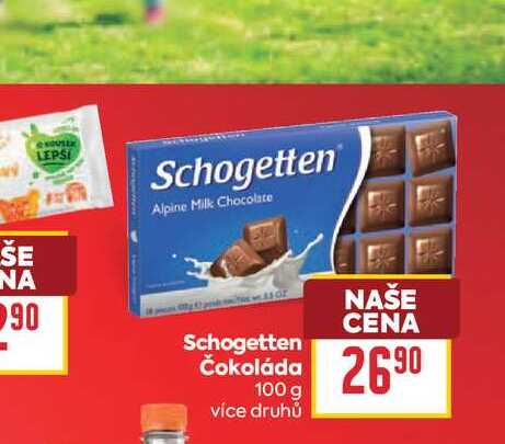 Schogetten Čokoláda 100 g 