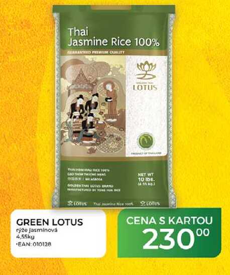 GREEN LOTUS rýže jasmínová 4,55kg 