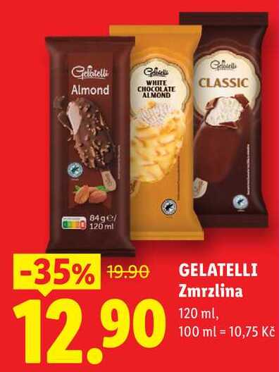 GELATELLI Zmrzlina, 120 ml