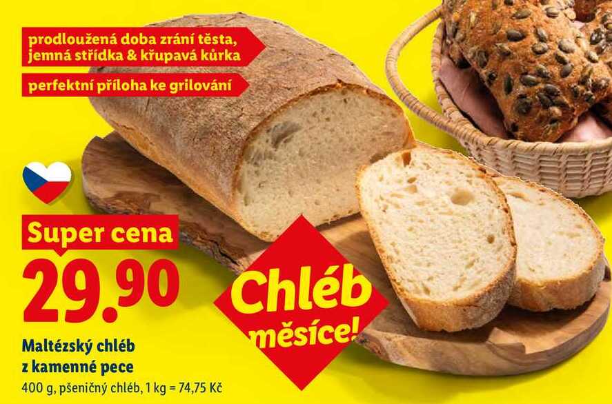Maltézský chléb z kamenné pece, 400 g