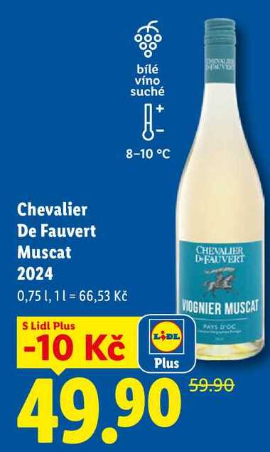 Chevalier De Fauvert Muscat 2024, 0,75 l
