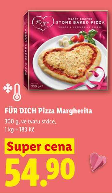 FÜR DICH Pizza Margherita, 300 g