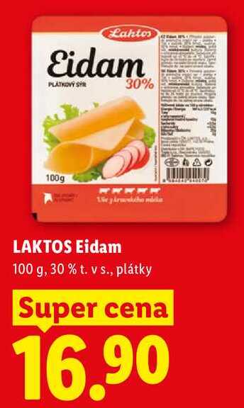 LAKTOS Eidam, 100 g