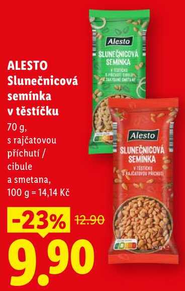 ALESTO Slunečnicová semínka v těstíčku, 70 g
