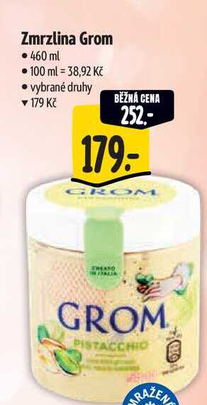 Zmrzlina Grom, 460 ml  