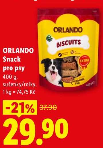 ORLANDO Snack pro psy, 400 g