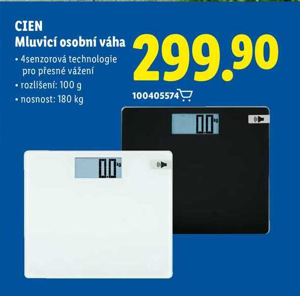 CIEN Mluvicí osobní váha 