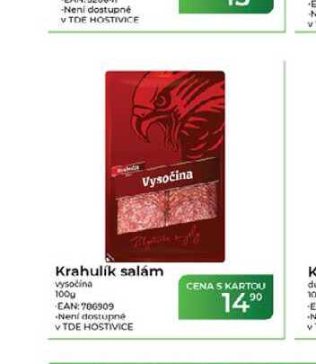 Krahulík salám vysočina 100g  