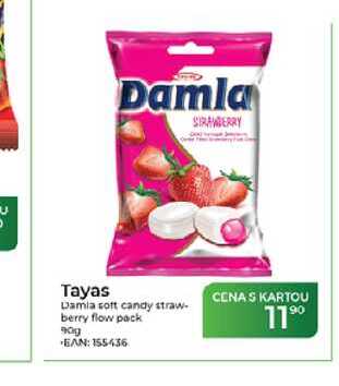 Tayas Damia soft candy straw- berry flow pack 90 g