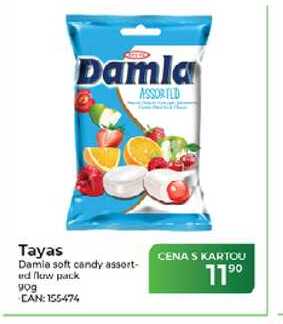 Tayas Damia soft candy assort- and flow pack 90g  
