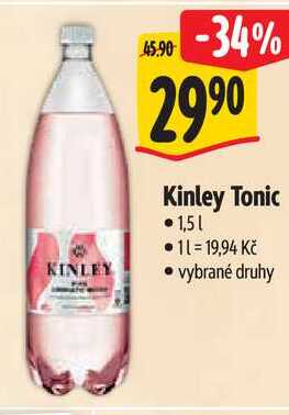 Kinley Tonic, 1,5 l