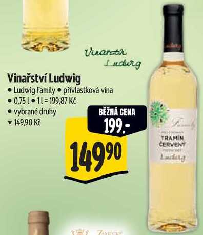 Vinařství Ludwig, 0,75 l