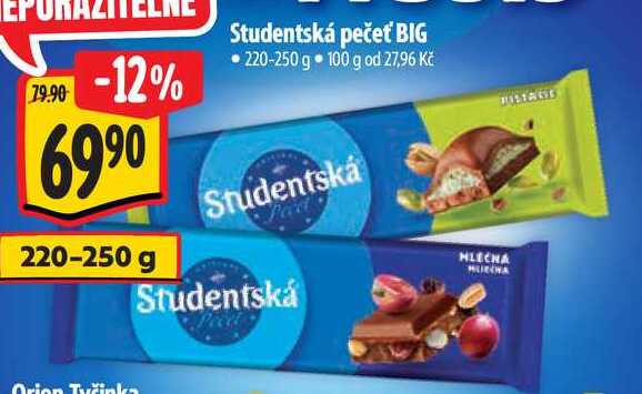 Studentská pečeť BIG, 220-250 g