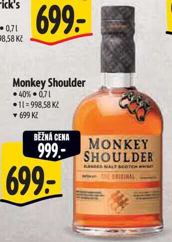 Monkey Shoulder, 0,7 l