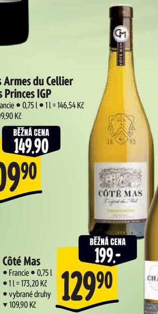 Côté Mas, 0,75 l