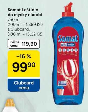 Somat Leštidlo do myčky nádobí, 750 ml  