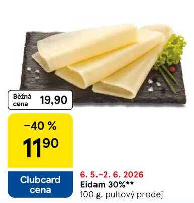 Eidam 30%, 100 g 