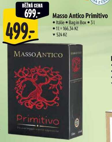 Masso Antico Primitivo, 3 l