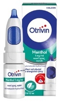 Otrivin Menthol 1 mg/ml nosní sprej, roztok
