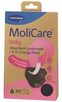 MoliCare lady absorpční prádlo s vložkou + 5 Pads