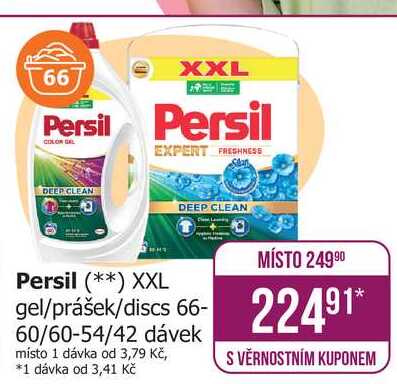 Persil XXL gel 66- 60 dávek 