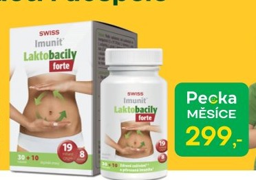Laktobacily SWISS Imunit FORTE 30 + 10 tobolek