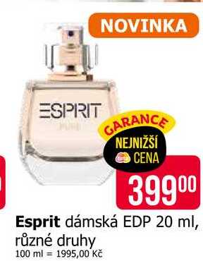 Esprit dámská EDP 20 ml, různé druhy 