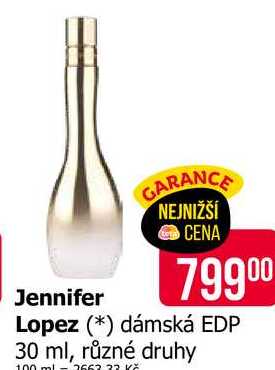 Jennifer Lopez dámská EDP 30 ml, různé druhy 