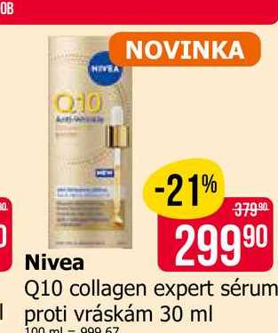 Nivea Q10 collagen expert sérum proti vráskám 30 ml 