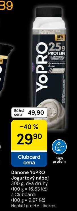 Danone YoPRO Jogurtový nápoj, 300 g 