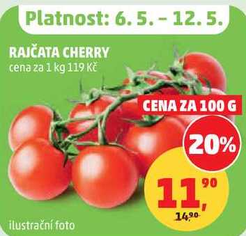 Rajčata cherry, 100 g