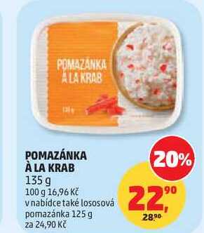 POMAZÁNKA À LA KRAB, 135 g  