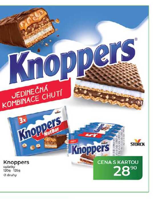 Knoppers oplatky 120g 125g 