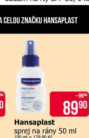 Hansaplast sprej na rány 50 ml