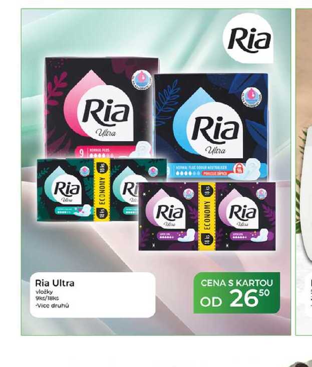 Ria Ultra vložky 9ks/18ks  