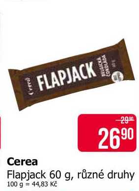 Flapjack 60 g, různé druhy 